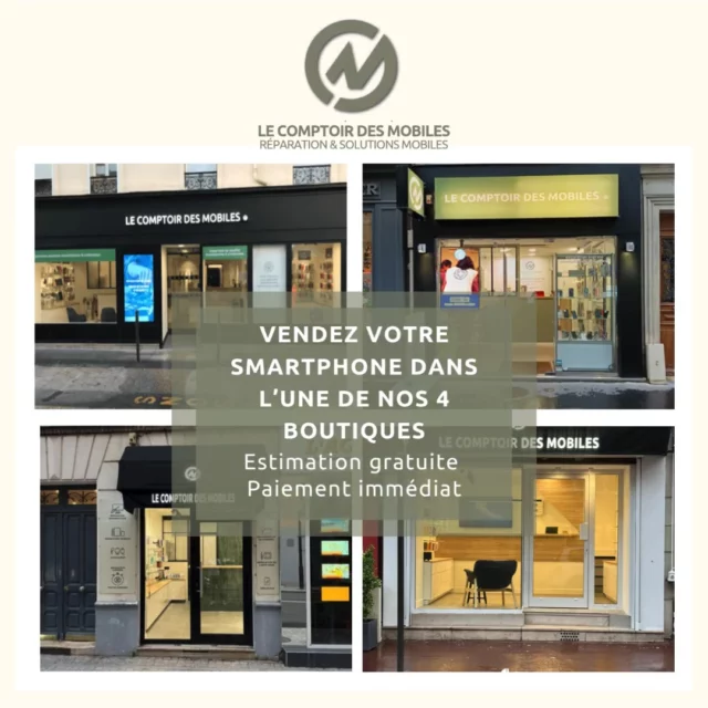 Transformez votre ancien smartphone en cash, dès aujourd’hui !

Un téléphone cassé, rayé ou tout simplement plus utilisé ?
👉 Le Comptoir des Mobiles le rachète immédiatement, même endommagé !

📍 Estimation gratuite, sans rendez-vous, dans l’une de nos 4 boutiques :

📍 Neuilly-sur-Seine – 4 rue de Longchamp
📍 Neuilly-sur-Seine – 27 rue de Chartres
📍 Boulogne-Billancourt – 98 rue Gallieni
📍 Montrouge – 73 avenue de la République
🕒 Du lundi au samedi de 10h à 19h
📞 01 46 37 72 74
🌐 www.lecomptoirdesmobiles.com

💰 Paiement rapide
🔄 Reprise tous modèles
♻️ Donnez une seconde vie à votre mobile !

➡️ Venez, vendez, repartez avec du cash !

#recyclagemobile #rachatsmartphone #comptoirdesmobiles #cashimmédiat #mobileusagé #neuillysurseine #boulognebillancourt #montrouge #saintcloud #smartphoneoccasion #mobilereprise