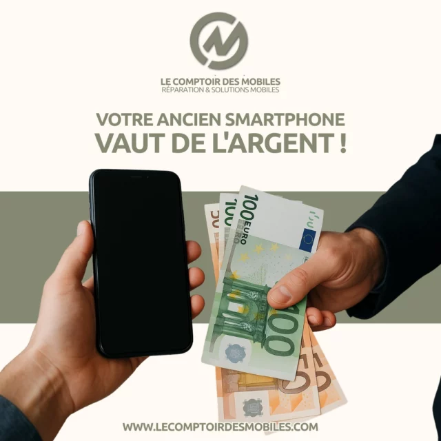 📱💥 Votre ancien smartphone vaut de l’argent !

Cassé, rayé, oublié dans un tiroir ? Peu importe son état : on vous le rachète immédiatement 💶

Au Comptoir des Mobiles, vos téléphones usagés reprennent de la valeur.
🎯 Estimation gratuite • Paiement immédiat
👉 Rendez-vous dans l’une de nos 4 boutiques :
📍 Neuilly-sur-Seine – 4 rue de Longchamp
📍 Neuilly-sur-Seine – 27 rue de Chartres
📍 Boulogne-Billancourt – 98 rue Gallieni
📍 Montrouge – 73 avenue de la République
🕒 Du lundi au samedi de 10h à 19h
📞 01 46 37 72 74
🌐 www.lecomptoirdesmobiles.com

➡️ Passez nous voir avec votre ancien smartphone et repartez avec du cash en poche !

#votreancienphonevautdelargent #recyclagesmartphone #rachatmobile #smartphonecasse #comptoirdesmobiles #cashimmediat #neuillysurseine #boulognebillancourt #montrouge #techresponsable #smartphoneoccasion