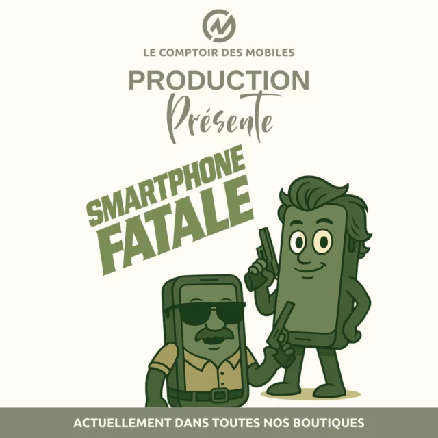 ✨ Production Le Comptoir des Mobiles présente : SMARTPHONE FATALE ✨

Il se croyait trop vieux pour ces conneries…
Écran fissuré, batterie à plat, prêt à tirer sa révérence.
Mais après un passage au Comptoir des Mobiles… 💥
➡️ Le voilà tout neuf, prêt à repartir pour une nouvelle mission !

Un duo légendaire :
👮‍♂️ Le vieux smartphone rajeuni
👮‍♂️ Le jeune toujours prêt pour l’action
➡️ Ensemble, ils prouvent qu’aucun appareil n’est jamais trop vieux pour retrouver une seconde vie.

📍 Retrouvez-nous :
Neuilly-sur-Seine – 4 rue de Longchamp – 01 46 37 72 74
Neuilly-sur-Seine – 27 rue de Chartres – 01 41 92 82 04
Boulogne-Billancourt – 98 rue Gallieni – 01 46 05 48 84
Montrouge – 73 avenue de la République – 01 40 92 95 53

👉 Passez sans rendez-vous ou prenez RDV en ligne et offrez une cure de jouvence à vos smartphones et ordinateurs.

🎥 Et vous ? Quelle serait la prochaine production culte que vous aimeriez voir revisitée par Le Comptoir des Mobiles ?
Proposez vos idées en commentaire 👇

#SmartphoneFatale #ComptoirDesMobiles #ReparationsExpress #CureDeJouvence #Storytelling
