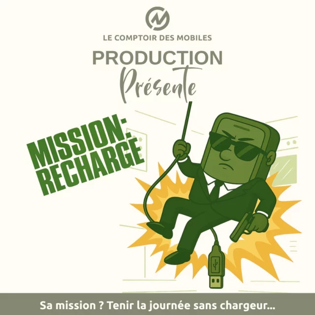 ✨ Production Le Comptoir des Mobiles présente : MISSION : RECHARGE ⚡

Il pensait pouvoir tenir la journée sans chargeur…
📱 Batterie à 3 %... 2 %... 1 %... le temps est compté ⏱
💣 Mission échouée ? Pas cette fois !

Grâce au Comptoir des Mobiles, notre agent secret retrouve toute son énergie :
➡️ Batterie neuve, 100 % opérationnelle, mission réussie ✅

Offre spéciale : du 3 au 30 novembre, remplacement de batterie à 49 € seulement 🔋

📍 Retrouvez-nous :
Neuilly-sur-Seine – 4 rue de Longchamp – 01 46 37 72 74
Neuilly-sur-Seine – 27 rue de Chartres – 01 41 92 82 04
Boulogne-Billancourt – 98 rue Gallieni – 01 46 05 48 84
Montrouge – 73 avenue de la République – 01 40 92 95 53

👉 Passez sans rendez-vous ou prenez RDV en ligne !
🎬 Et vous, quelle mission confierez-vous à votre smartphone ? Dites-le-nous en commentaire 👇

#MissionRecharge #ComptoirDesMobiles #ReparationSmartphone #BatterieNeuve #OffreSpeciale #ReparationExpress #SmartphoneAgentSecret #StorytellingMarketing